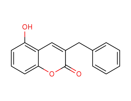 3-benzyl-5-hydroxy-2H-1-benzopyran-2-one