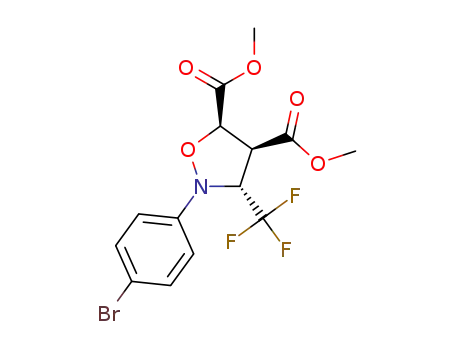 dimethyl 2-(4-bromophenyl)-3-(trifluoromethyl)isoxazolidine-4,5-dicarboxylate