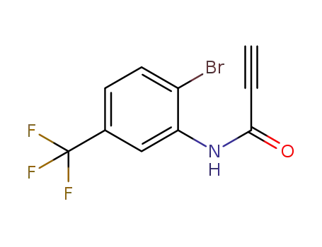 N-(2-bromo-5-(trifluoromethyl)phenyl)propiolamide