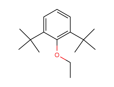 Molecular Structure of 55704-26-2 (Benzene, 1,3-bis(1,1-dimethylethyl)-2-ethoxy-)