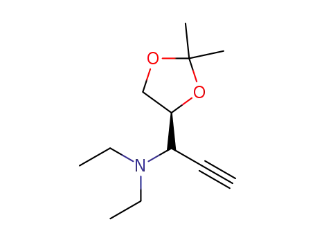 1-((S)-2,2-dimethyl-1,3-dioxolan-4-yl)-N,N-diethylprop-2-yn-1-amine