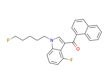4-fluoro-1-(5-fluoropentyl)-3-[(naphthalen-1-yl)carbonyl]-1H-indole