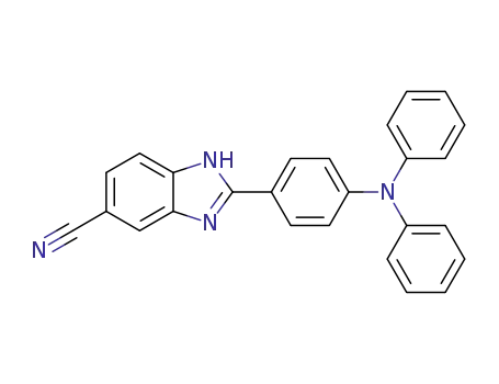 2-(4-(diphenylamino)phenyl)-1H-benzo[d]imidazole-5-carbonitrile