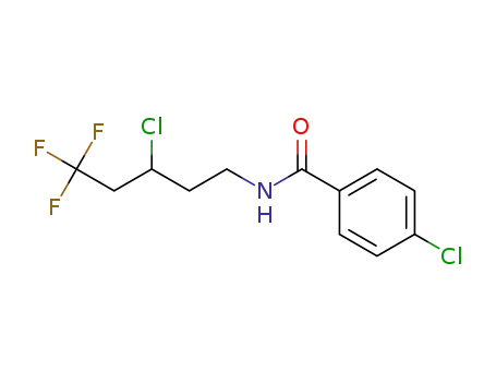 4-chloro-N-(3-chloro-5,5,5-trifluoropentyl)benzamide