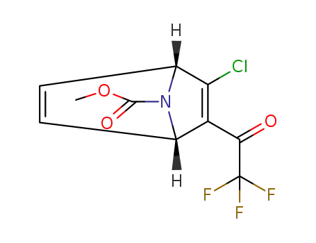 2-chloro-3-trifluoroacetyl-7-methoxycarbonyl-7-azabicyclo[2.2.1]hepta-2,5-diene