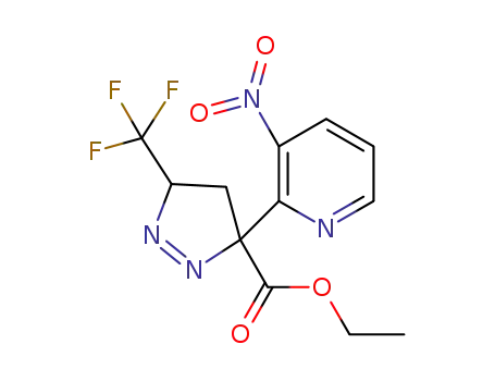 ethyl 3-(3-nitropyridin-2-yl)-5-(trifluoromethyl)-4,5-dihydro-3Hpyrazole-3-carboxylate