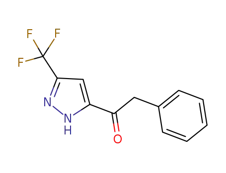 2-phenyl-1-[5-(trifluoromethyl)-1H-pyrazol-3-yl]ethanone