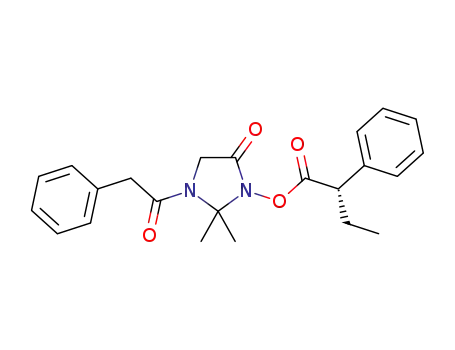 (S)-2,2-dimethyl-5-oxo-3-(2-phenylacetyl)imidazolidin-1-yl 2-ethyl-2-phenylacetate