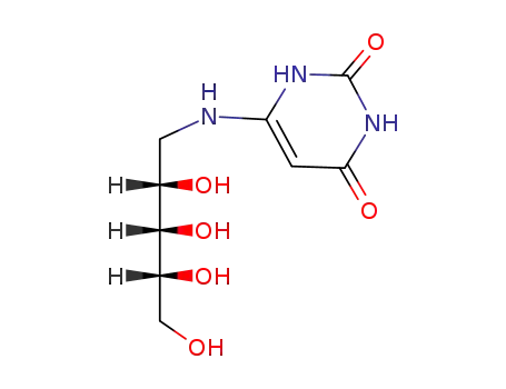 1-deoxy-1-[(2,6-dioxo-1,2,3,6-tetrahydro-4-pyrimidinyl)amino]-D-ribitol