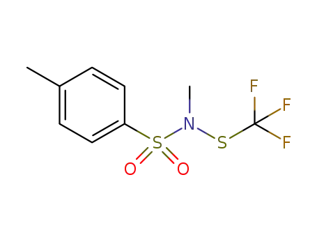 N,4-dimethyl-N-[(trifluoromethyl)-sulfanyl]benzene-1-sulfonamide