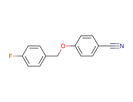 Molecular Structure of 56442-14-9 (Benzonitrile, 4-[(4-fluorophenyl)methoxy]-)