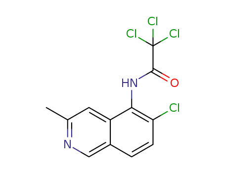 2,2,2-trichloro-N-(6-chloro-3-methylisoquinolin-5-yl)acetamide