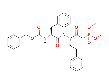 benzyl ((S)-1-(((S)-1-(dimethoxyphosphoryl)-2-oxo-5-phenylpentan-3-yl)amino)-1-oxo-3-phenylpropan-2-yl)carbamate