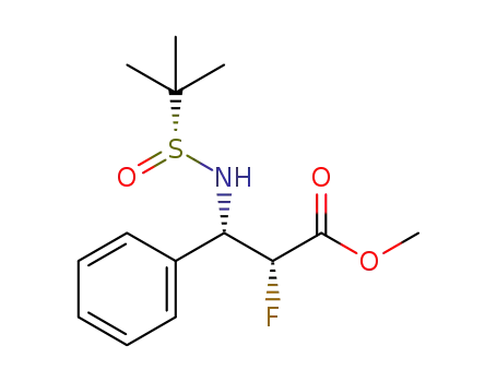 (RS,2R,3S)-2-fluoro-3-(2-methylpropane-2-sulfinylamino)-3-phenylpropionic acid methyl ester