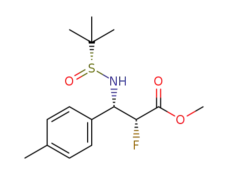 (RS,2R,3S)-2-fluoro-3-(2-methylpropane-2-sulfinylamino)-3-p-tolylpropionic acid methyl ester