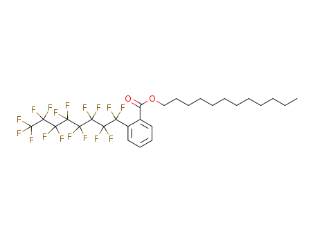 dodecyl 2-(1,1,2,2,3,3,4,4,5,5,6,6,7,7,8,8,8-heptadecafluorooctyl)benzoate