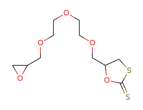 5-[9-oxiran-2,5,8-trioxanonan]-1,3-oxathiolane-2-thione