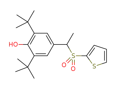 2,6-di-tert-butyl-4-(1-(thiophen-2-ylsulfonyl)ethyl)phenol