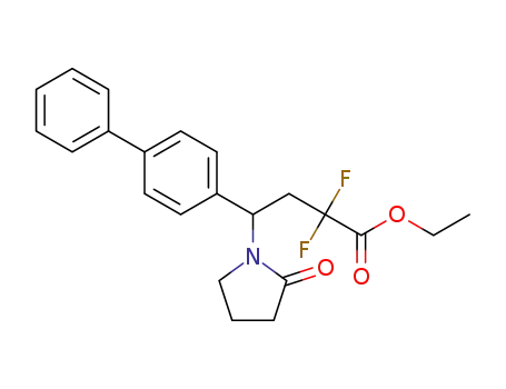 ethyl 4-([1,1'-biphenyl]-4-yl)-2,2-difluoro-4-(2-oxopyrrolidin-1-yl)butanoate