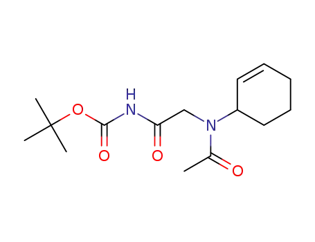 tert-butyl (2-{N-acetyl-N-[(1RS)-cyclohex-2-en-1-yl]amino}acetyl)carbamate