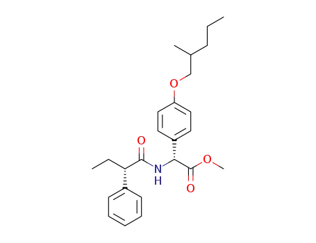 methyl (2R)-2-[4-(2-methylpentyloxy)phenyl]-2-[(S)-2-phenylbutanamido]acetate