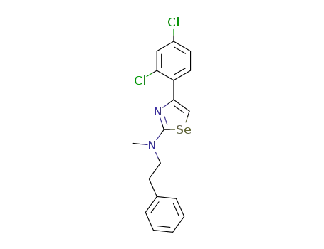 4-(2,4-dichlorophenyl)-N-methyl-N-phenethyl-1,3-selenazol-2-amine