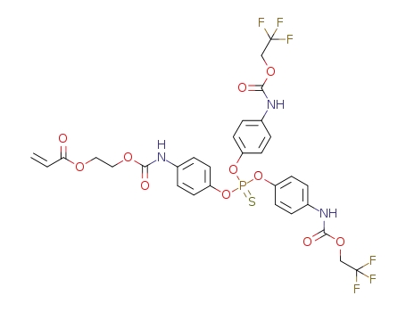 2-{[(4-{[bis(4-{[(2,2,2-trifluoroethoxy)carbonyl]amino}phenoxy)thiophosphoryl]oxy}phenyl)carbamoyl]oxy}ethyl acrylate