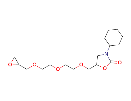 5-(9-oxiran-2,5,8-trioxanonan-5-yl)-3-cyclohexyloxazolidin-2-one
