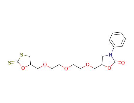 5-(9-oxathiolan-2-thione-2,5,8-trioxanonan-5-yl)-3-phenyloxazolidin-2-one