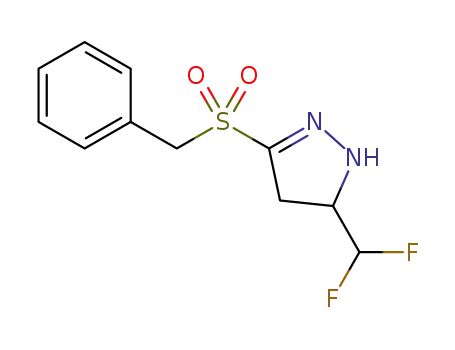 3-(benzylsulfonyl)-5-(difluoromethyl)-4,5-dihydro-1H-pyrazole