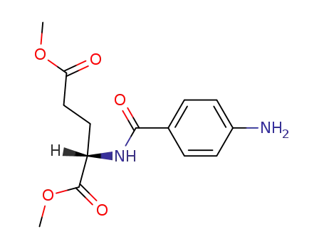 Molecular Structure of 52407-60-0 (N-(p-AMinobenzoyl)-L-glutaMic Acid DiMethyl Ester)