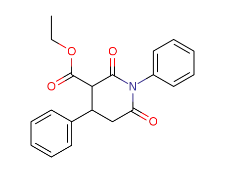 2,6-dioxo-1,4-diphenyl-piperidine-3-carboxylic acid ethyl ester