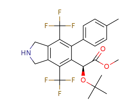 (S)-methyl 2-(tert-butoxy)-2-(6-(p-tolyl)-4,7-bis(trifluoromethyl)isoindolin-5-yl)acetate
