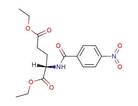 Molecular Structure of 7148-24-5 (N-(4-NITROBENZOYL)-L-GLUTAMIC ACID DIETHYL ESTER)