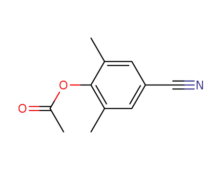 4-acetoxy-3,5-dimethyl-benzonitrile