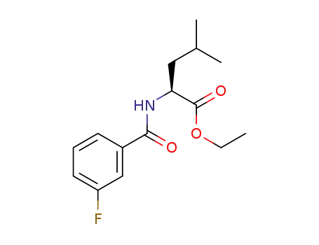 ethyl (3-fluorobenzoyl)-L-leucinate