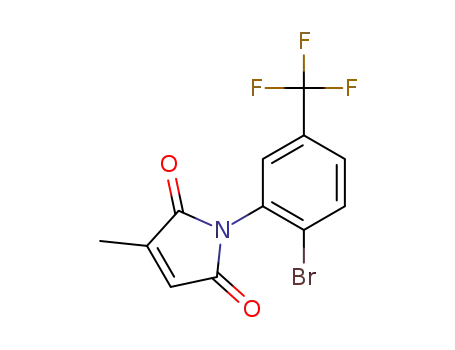 1-(2-bromo-5-trifluoromethylphenyl)-3-methyl-1H-pyrrole-2,5-dione