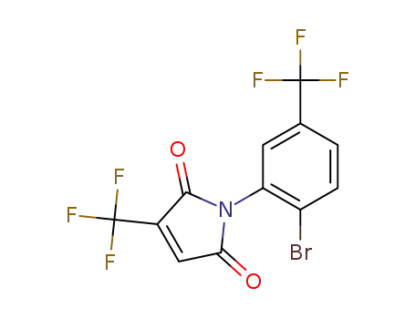 1-(2-bromo-5-trifluoromethylphenyl)-3-trifluoromethyl-1H-pyrrole-2,5-dione