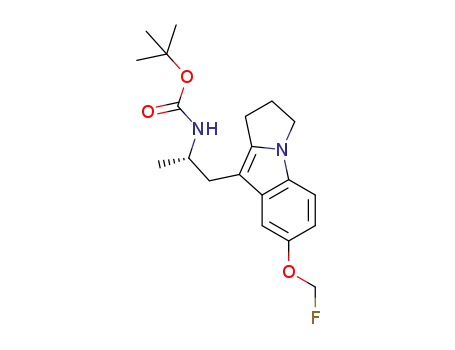 (S)-tert-butyl 1-[7-(fluoromethoxy)-2,3-dihydro-1H-pyrrolo-[1,2-a]indol-9-yl]propan-2-ylcarbamate
