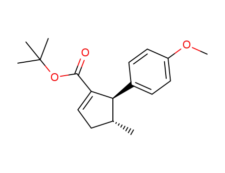 tert-butyl 5-(4-methoxyphenyl)-4-methylcyclopent-1-enecarboxylate