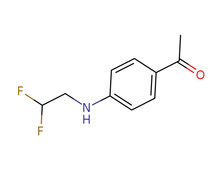 1-(4-((2,2-difluoroethyl)amino)phenyl)ethan-1-one