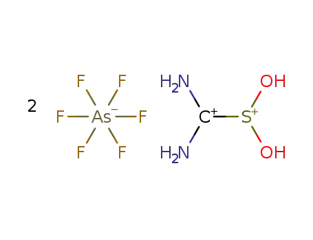 CH6N2O2S(2+)*2AsF6(1-)
