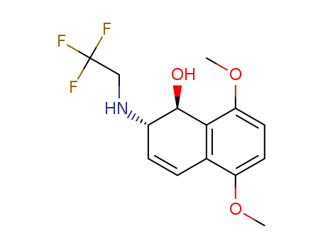 rac-(1R,2R)-5,8-dimethoxy-2-((2,2,2-trifluoroethyl)amino)-1,2-dihydronaphthalen-1-ol