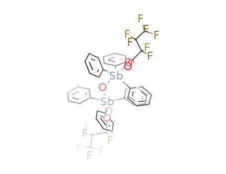 μ2-oxobis(heptafluorobutanoatetriphenylantimony)