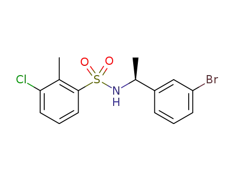 (S)-N-(1-(3-bromophenyl)ethyl)-3-chloro-2-methylbenzenesulfonamide