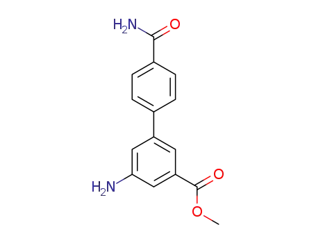 methyl 5-amino-4'-carbamoyl-[1,1'-biphenyl]-3-carboxylate