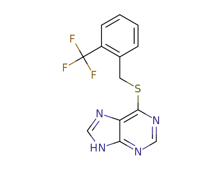 6-((2-(trifluoromethyl)benzyl)thio)-9H-purine