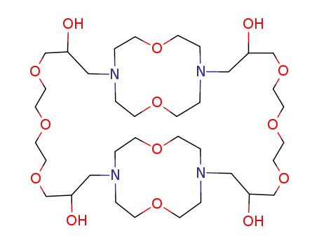 3,13,23,33-tetrahydroxy-5,8,11,18,25,28,31,38,43,48-decaoxa-1,15,21,35-tetraazatricyclo<33.33.5.51,35>pentacontane