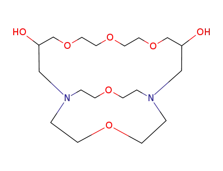 meso-3,13-dihydroxy-5,8,11,18,23-pentaoxa-1,15-diazabicyclo<13.5.5>pentacosane