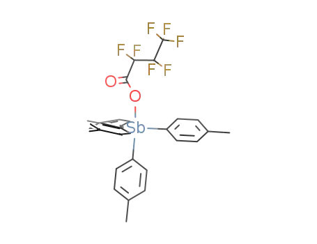 tetra-papa-tolylantimony heptafluorobutanate